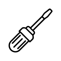 screwdriver icon vector illustration