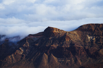 Teide volcano with clouds