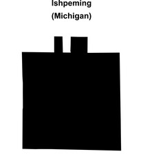 Ishpeming (Michigan) blank outline map