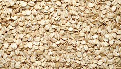 Rolled oat flakes cereal whole grain background