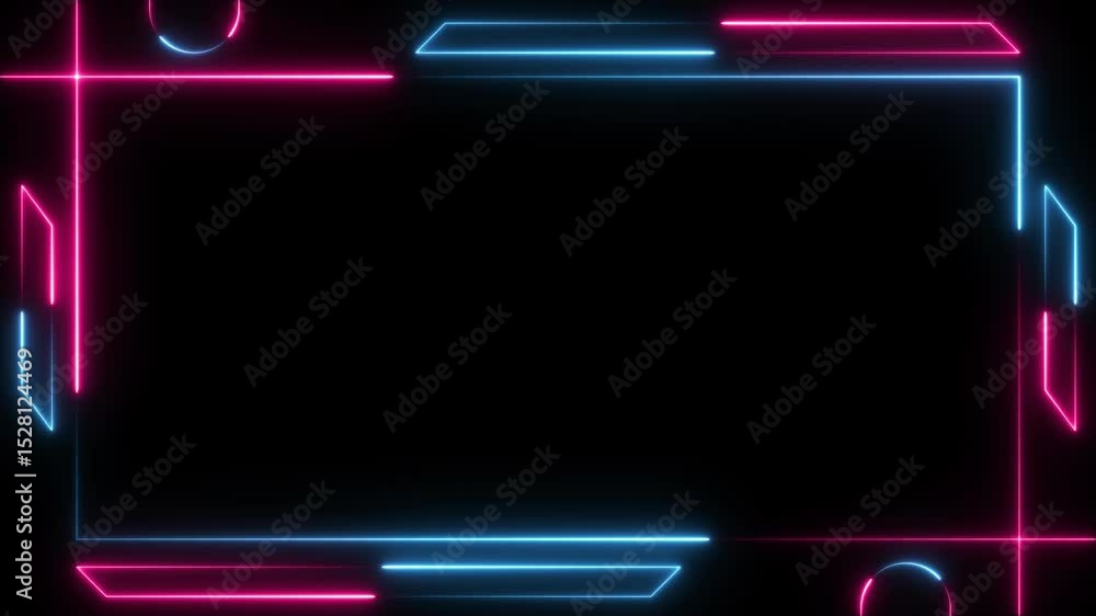 Poster abstract neon studio background in bright colors. colorful neon template soft color background live 