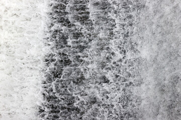 Pa Sy waterfall. Abstract water effect. Mang Den. Vietnam.