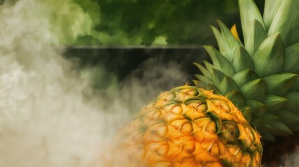 Vibrant Organic Pineapple: A Tropical Fruit for Healthy Cuisine, Juicy Desserts, Seasonal Beverages, Fresh Flavors, and Nutritious Smoothies - Your Guide to This Exotic Ingredient in Your Kitchen