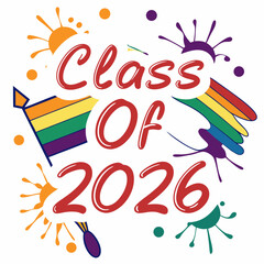 Downloadable Class of 2026Classic Graduation Logo