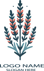 sagebrush Logo icon vector white background .