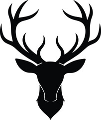deer head vector icon