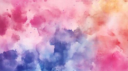 Fototapeta premium colorful watercolor background. purple and blue watercolor paper textured illustration for grunge design