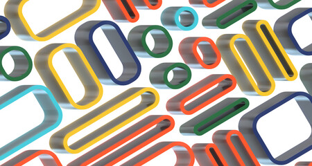 Low poly triangle posters, modern concept