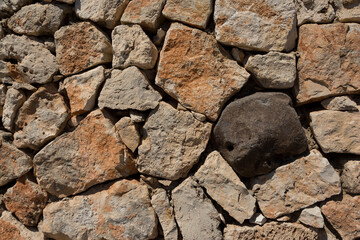 Background made of natural stone forming material