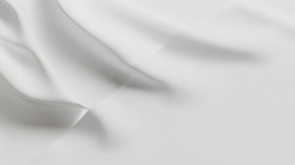 Fototapeta premium A clean white background is attractively presented for logo placement, featuring a smooth, solid - color surface with subtle texture with ample space for designers to insert brand logos