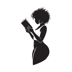 Glamorous Curvy Woman Silhouette – curvy woman vector - curvy lady silhouette - curvy lady vector


