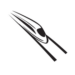 modern train silhouette design. vehicle run in railway.