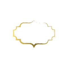 Golden Ornate Frame with Elegant Corners