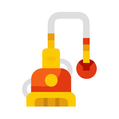 vacuum icon colored shape icon