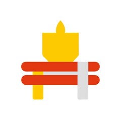 wood icon colored shape icon