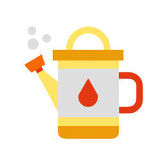 watering can icon colored shape icon