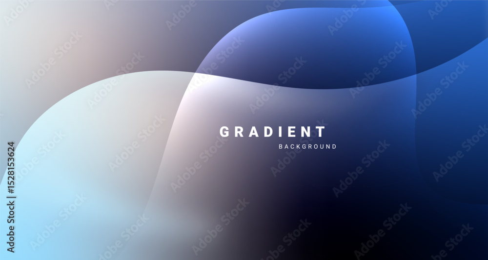 Fototapete Elegant abstract background featuring curves and a soft gradient