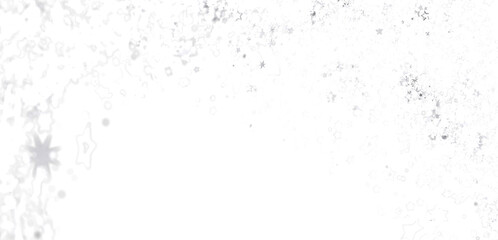 A delicate white background featuring a scattering of small, light gray stars. Ideal for various design projects.