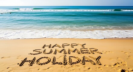 happy summer holiday background © Nurul