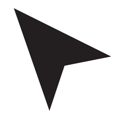 cursor arrow icon, computer mouse cursor arrow vector icon, flat design best vector cursor arrow illustration 