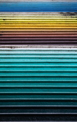 Rainbow Gradient Staircase Steps