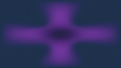 Abstract purple cross gradient on dark blue background