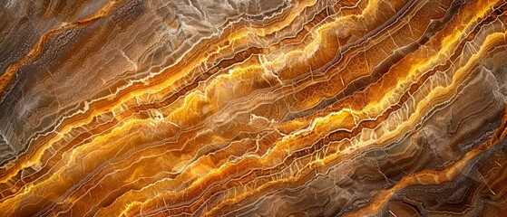 Abstract Gold And Brown Onyx Texture