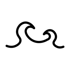 Fototapeta premium danger line icon