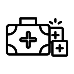 first aid line icon