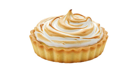 lemon pie topped with toasted meringue peaks