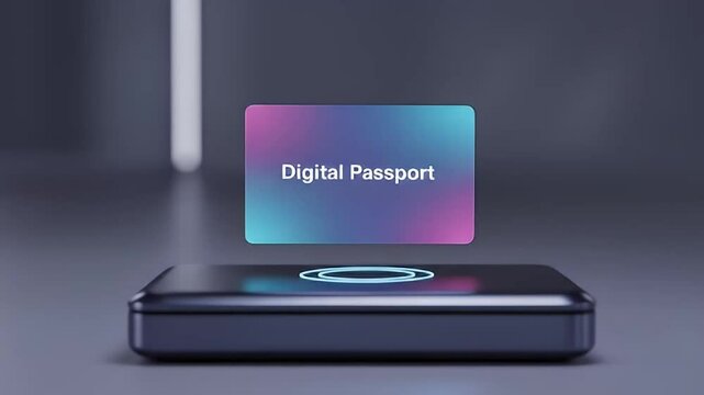 Digital Passport Holographic Display