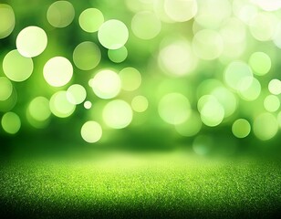 Obraz premium green bokeh background