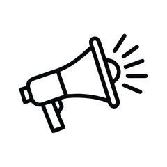 marketing campaign megaphone icon sign vector 