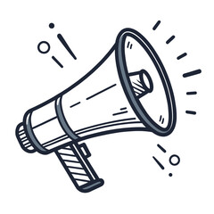 marketing campaign megaphone icon sign vector 