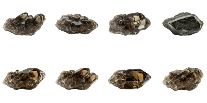 Sparkling Pyrite Array: An expertly captured array of pyrite crystals glistens, revealing their natural beauty and geological formation.