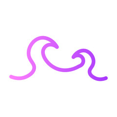 danger gradient icon