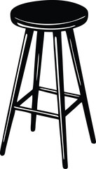 wooden chair isolated on white