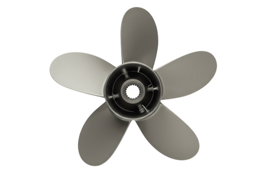 Five-Blade Propeller: Marine Propulsion System, Boat Parts, Nautical Equipment, Vessel Components