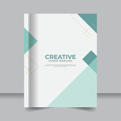 Fototapeta premium Modern Geometric Minimal Cover Designs for Books and Assignments