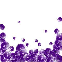 Zinc round capsules scattered randomly.