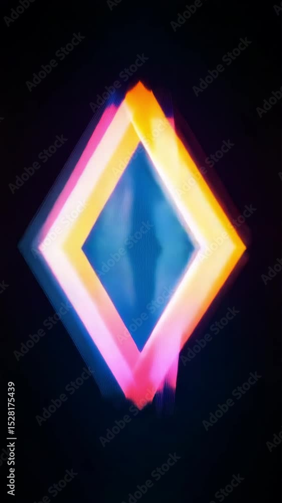 Poster vibrant abstract lighting display creates dynamic visual effect in dark environment