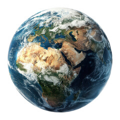 High resolution earth image showing africa and europe