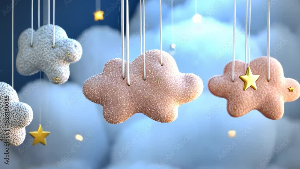 Canvas Prints stars on strings
