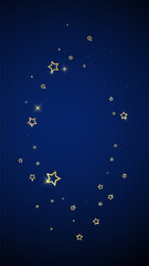 Naklejka premium Christmas spirit. Scattered falling stars.