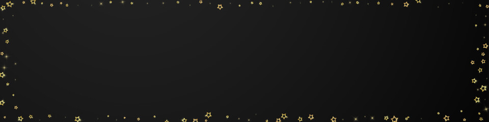 Fototapeta premium Christmas spirit. Scattered falling stars.