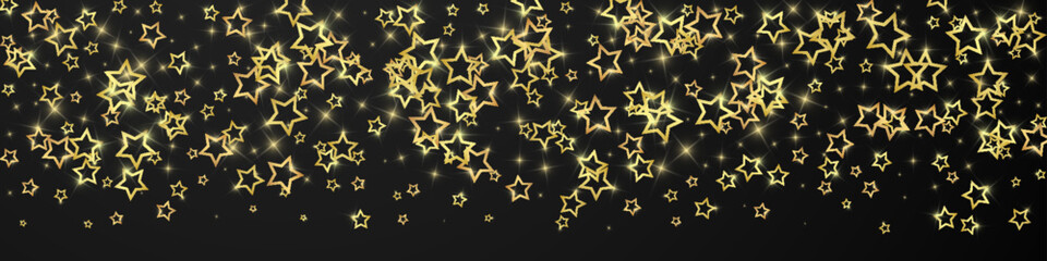 Starry night fairy tale background.