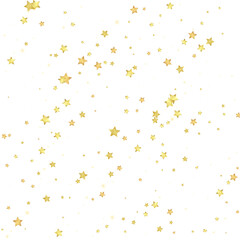 Magic stars vector overlay.  Gold stars scattered