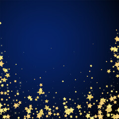 Magic stars vector overlay.  Gold stars scattered