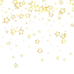 Christmas stars vector overlay.