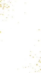 Magic stars vector overlay.  Gold stars scattered